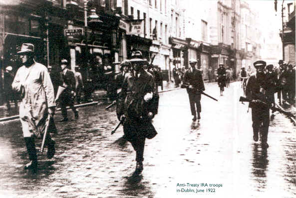 Anti-Treaty IRA troops in Dublin, June 1922